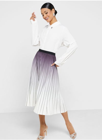 اشتري Ombre Pleated Skirt في السعودية