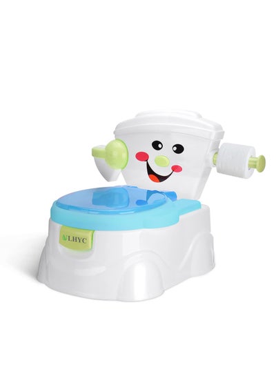 Buy 3 In 1 Kids Portable Potty Training Toilet Cartoon Potty Training Seat Toddler Potty Chair For Baby Boys And Girls Non-slip in Saudi Arabia