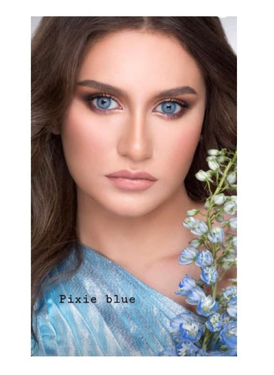 اشتري contact lenses larive color  pixie blue في مصر