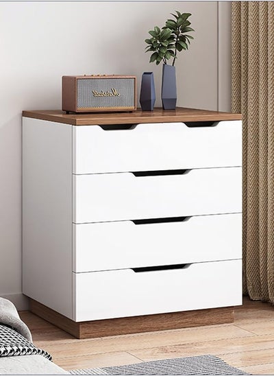 Buy Nightstand, Bedside Table, 60*40*67cm Dresser for Bedroom, Bed Side Table with Drawers, Modern End Table Bedside Furniture, Closet Organizer, Night Stand Bedside Table for Living Room, Office in Saudi Arabia