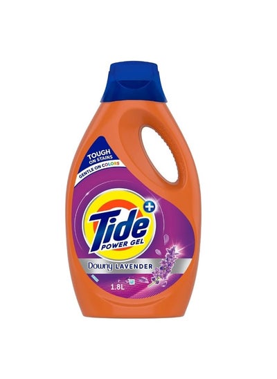 Buy Tide Lavender Gel Laundry Detergent with Downy, 1.8 L in Saudi Arabia