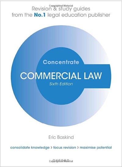 اشتري Commercial Law Concentrate: Law Revision And Study Guide في الامارات