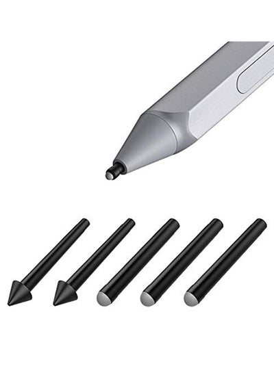 اشتري Pen Tips for Surface Pen, (5 Pack, HB/HB/HB/2H/2H Type) Original Surface Pen Tips Replacement Kit Fit Surface Pro 2017 Pen (Model 1776) and Surface Pro 4 Pen في السعودية