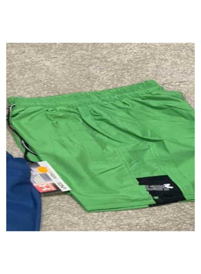 Buy Imported waterproof 2-pocket swimming shorts -Greeen in Egypt