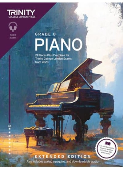 Buy Trinity College London Piano Exam Pieces Plus Exercises From 2023 Grade 8 Extended Edition in UAE