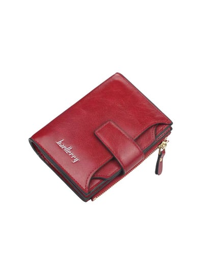 اشتري Leather Wallet Red في الامارات