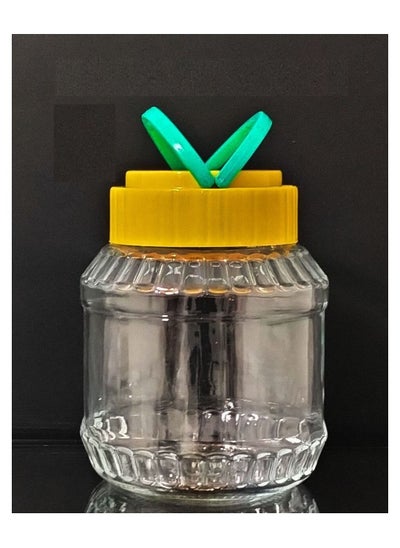 اشتري Glass jar with belt 1.5 kg transparent BAKH020 في مصر