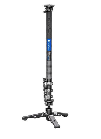 Buy Leofoto MV-324CL Long Carbon Fiber Flip Lock Pro Video Camera Monopod with Tripod Stand with Max Load 22lb and Height 1800mm in UAE