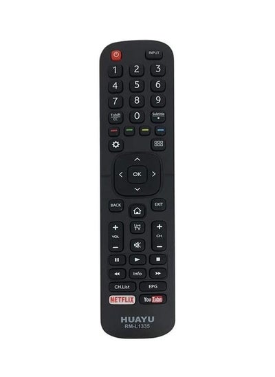 اشتري Remote Control For Hisense Smart LCD, LED TV Black في الامارات