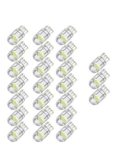 اشتري 6000K White LED Bulbs, 68 2825 W5W T10 Wedge COB Replacement, Super Bright for License Plate Lights, Car Position Lamps, Map Light (White, Pack of 30) في السعودية