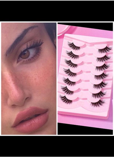 Buy 7_Pairs Corner Half Eyelashes in Saudi Arabia