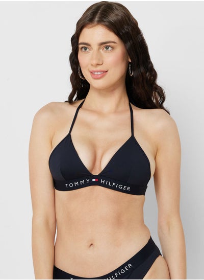 Buy Logo Band Triangle Bikini Top in UAE