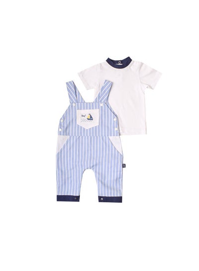 Buy High Quality Cotton Blend and comfy  Baby Set " T-Shirt + Printed Romper " in Egypt