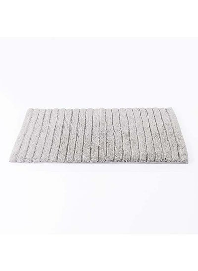 اشتري Braddy Bath Mat, Silver - 90x60 cm في الامارات