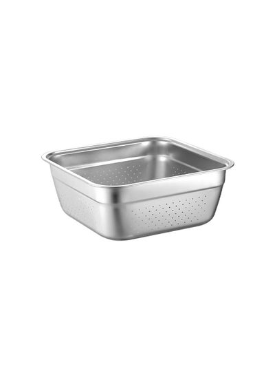 Buy Stainless steel square strainer, size 30 cm, GT103 in Egypt