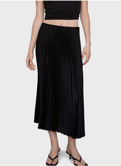 Buy Plisse Midi Skirt in UAE