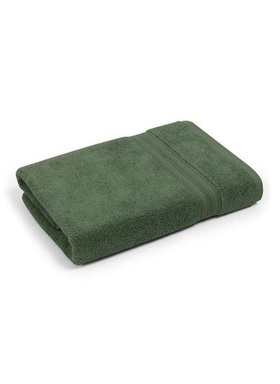 Buy Home Essential Bath Towel, Soft Olive - 400 GSM, 65x130 cm in UAE