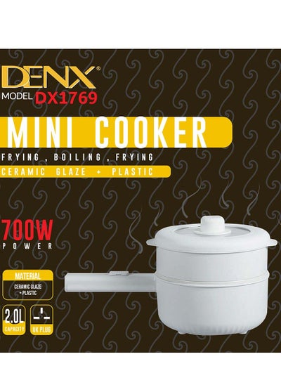 اشتري "DX1769 - Compact and Versatile Mini Cooker for Efficient Cooking" في الامارات