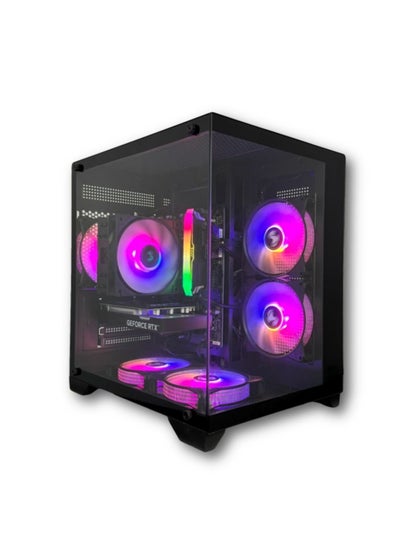 Buy MI Excite Gaming PC PRO Core i5 12400F CPU RTX 4070 Super GPU DDR5 H610 WIF MB DDR5 16GB RAM 1000GB SSD M.2 120 AC CPU Cooler 700w PSU  Black in Saudi Arabia