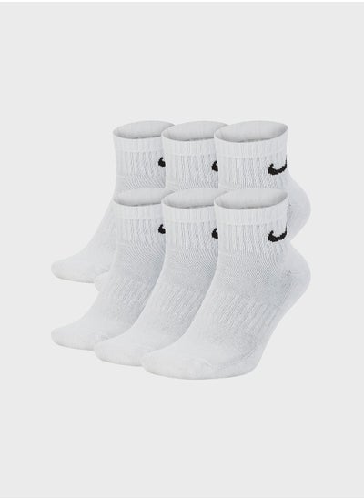 Buy 6 Pack Cushion Ankle Socks in UAE