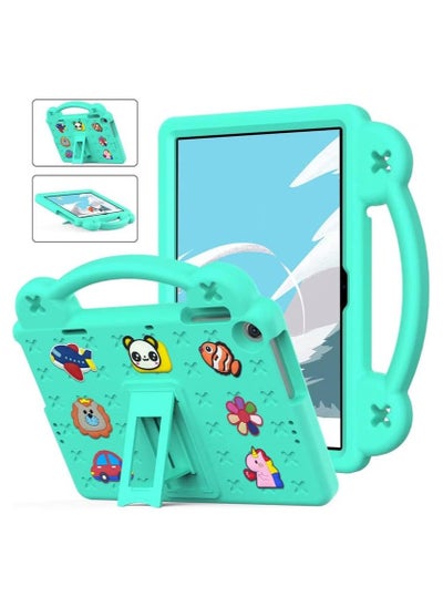 اشتري Huawei Matepad SE 10.4 Inch case for, Heavy Duty EVA Foam Shockproof Cover Kids Proof Case with Stand (Green) في السعودية