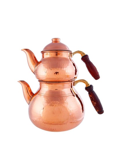 Buy Karaca Antique Copper Teapot Set in UAE
