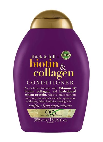 Buy Biotin And Collagen Conditioner Multicolour 385ml in UAE