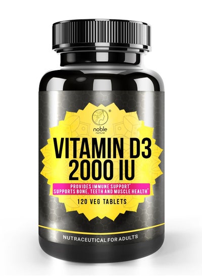 Buy Vitamin D3 2000 IU, Provides Immune Support, Supports Bone, Teeth and Muscle Health in UAE