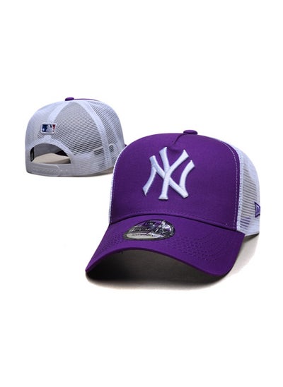 Buy New Era 9Fort New York Yankees baseball cap duckbill cap sun hat pure cotton men's and women's outdoor sports purple in UAE