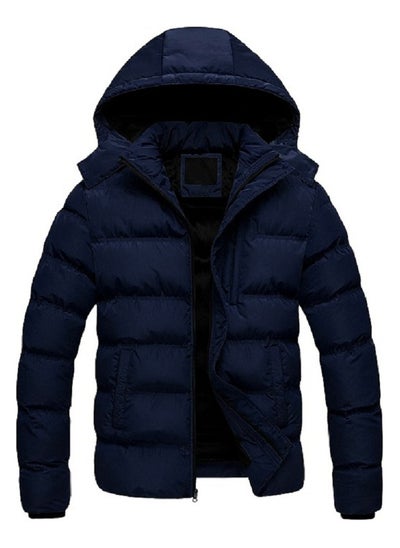 Buy Winter Puffer Zipped Jacket With Removable Hood in Egypt