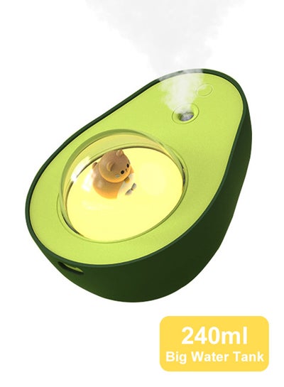 Buy Humidifier Avocado Aromatherapy Humidifier Portable USB Wireless Air Purifier Essential Oil Aromatherapy Diffuser for Home 240ml/8.45oz in Saudi Arabia