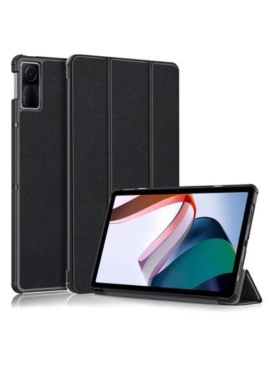 Buy iaomi Redmi Pad 10.61, 2022 Multi-Viewing Angles, All New PU Leather Smart Cover with Auto Sleep Wake Feature, Slim Flip Shell Case for Xiaomi Redmi Pad 10.6 -Black in Egypt