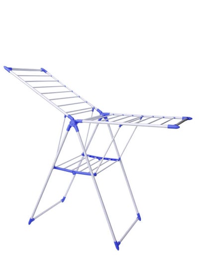 Buy Clothes Dryer Rack White & Blue in UAE