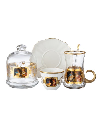 Buy 25 Pieces Coffee And Tea Set in Saudi Arabia