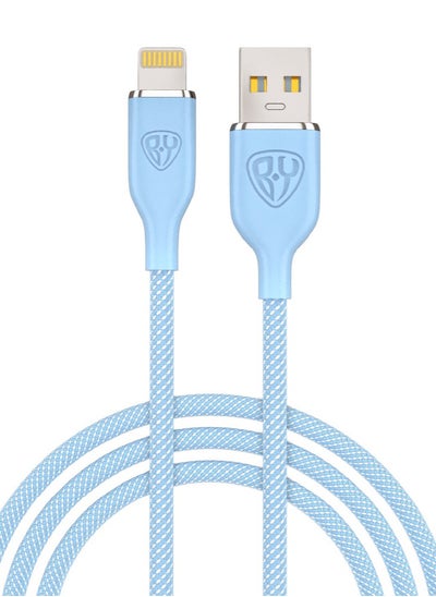 Buy USB A-Lightning Cable 1M, 2.4A, QC3.0 Charging and Data Transfer Compatible with iPhone, iPad, iPod in UAE