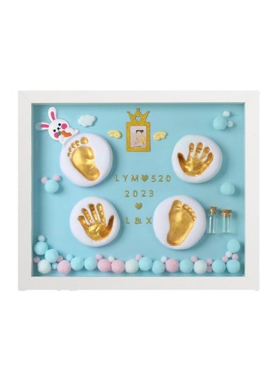 اشتري Newborn Handprint Footprint Ornament Keepsake Maker Kit, Newborn Nursery Memory Art Kit, Newborn Gifts,Precious Moment for Newborn, Boy and Girl في الامارات