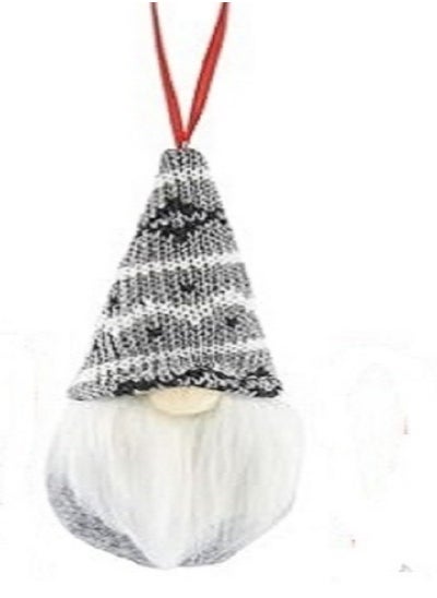 Buy Christmas Old Man Elf Pendant Ornament, Christmas Gnomes Ornaments,Christmas Tree Hanging Decoration Handmade Gnomes Santa Elf, Dwarf Christmas Decorative for Christmas Party (Gray) in Egypt