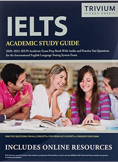 Buy IELTS Academic Study Guide 2020-2021: IELTS Academic Exam Prep Book With Audio and Practice Test Que in UAE