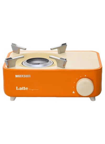 اشتري Maxsun Latte Small Portable Burner Stove Outdoor Camping Gas Maxsun Latte Mini Stove Orange في الامارات