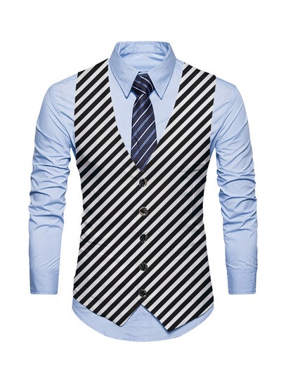 Buy New Fashionable Personalized Printed Men's Suit Vest in UAE