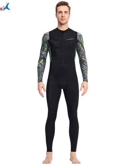 اشتري Thin Men's Fast Drying Swimming Diving Suits With Anti Jellyfish Surfing Effect Black في الامارات