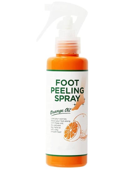 Buy Foot Peeling Spray Natural Orange Essence, Pedicure Hands Dead Skin, Exfoliating Foot Moisturizing Hydrating Nourish Peel off Spray, Quickly Remove Dead Skin and Calluses on Feet in UAE