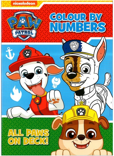 Buy Nickelodeon PAW Patrol Colour By Numbers in UAE