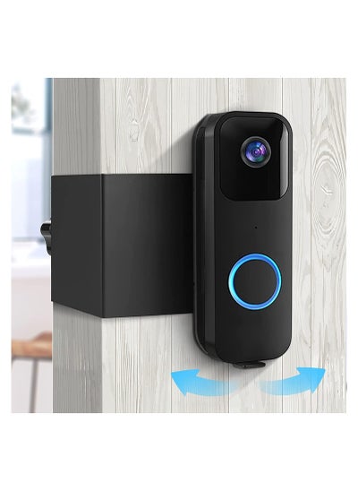 اشتري Doorbell Mount for Blink Video Doorbell No Drill Anti-Theft Doorbell Holder Adjustable Angle Fit Apartment Door Not Block Doorbell Sensor في الامارات