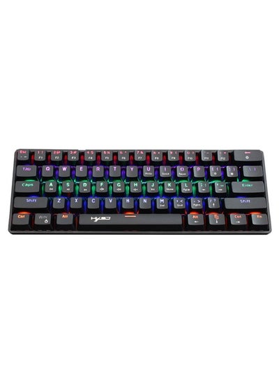 Buy Wired Compact Mechanical Keyboard Black in UAE