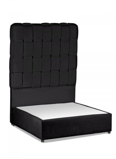 Buy Nara | Velvet Bed Frame - Black in Saudi Arabia