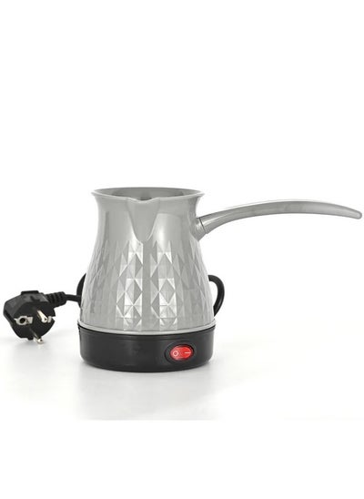 Buy VIO® Electric Hot Water Milk Tea Coffee Kettle Stainless Steel Greek Turkish Coffee Maker Portable Electric Portable Heating Machine Portable Hot Pot Black in UAE