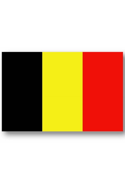 Buy BELGIUM Flag National Day Durable Long Lasting For Outdoor And Indoor Use For Building Home And Car Decoration 150X90CM in UAE
