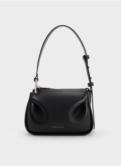 اشتري CHARLES & KEITH Lumen Padded Crossbody Bag & Shoulder Bag - Black في الامارات