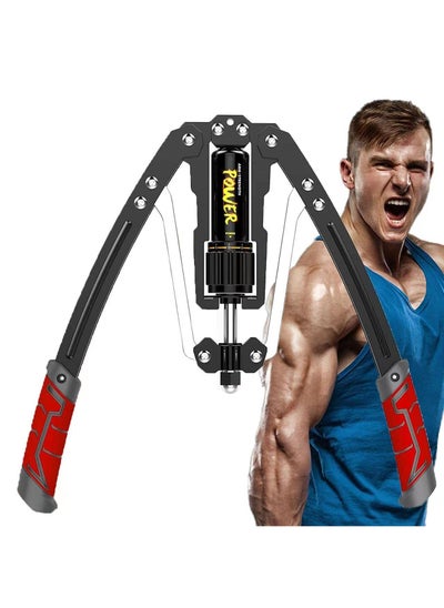 Buy Twister Arm Exerciser - Adjustable 22-440lbs Hydraulic Power/Home Chest Expander/Shoulder Muscle Training Fitness Equipment/Arm Enhanced Exercise Strengthener in Saudi Arabia